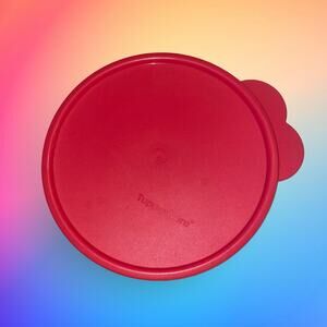 Tupperware 3131B Replacement Lid Seal 6" Round Butterfly Tab Pink Vintage